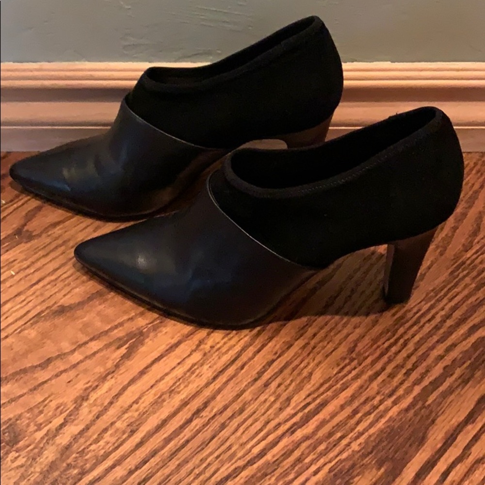 Nic + Zoe black heeled boots size 9
